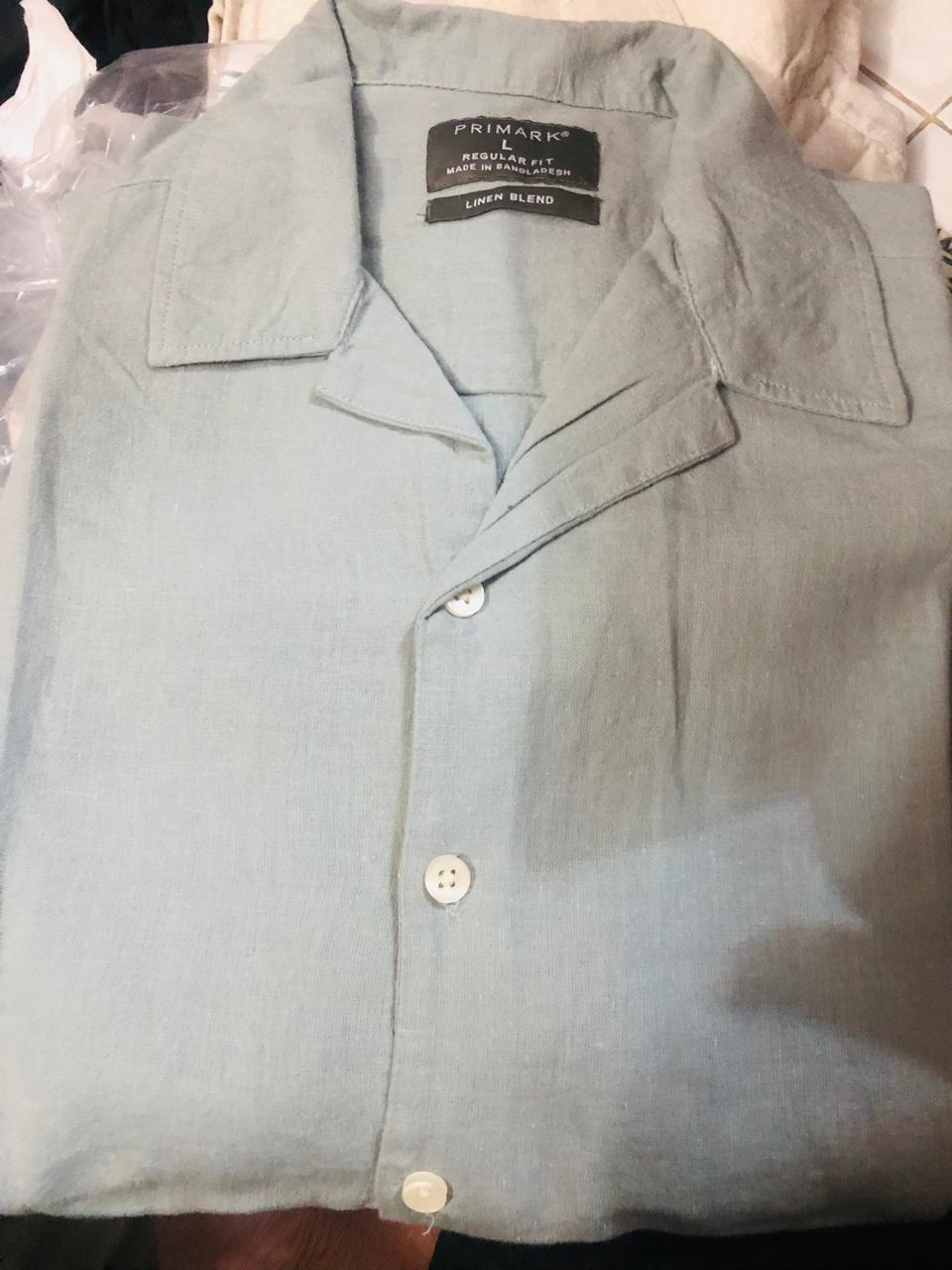 "Premium Blue Half Sleeve Shirt: Timeless Comfort and Versatile Style"